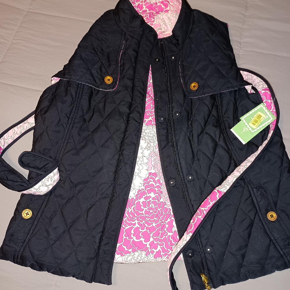 ***FINAL SALE*** NWT Lilly Pulitzer Mikaela Quilted Vest Reversible XL